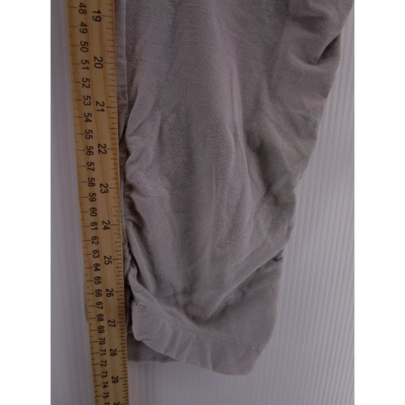Eileen Fisher Pants Small Leggings Pull On Ruched Straight Knit USA - Picture 3 of 7